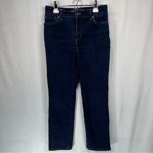 Gloria Vanderbilt - Women’s Jeans - Dark Blue Denim - 6 P - Amanda Styling